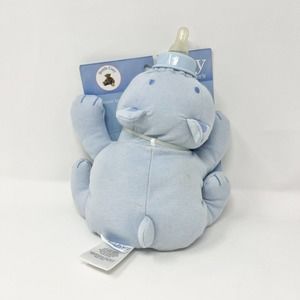 Baby Carter’s Bottle Cozy Holder Sleeve HTF NOS 2003 Blue Bear Dog Teddy Plush